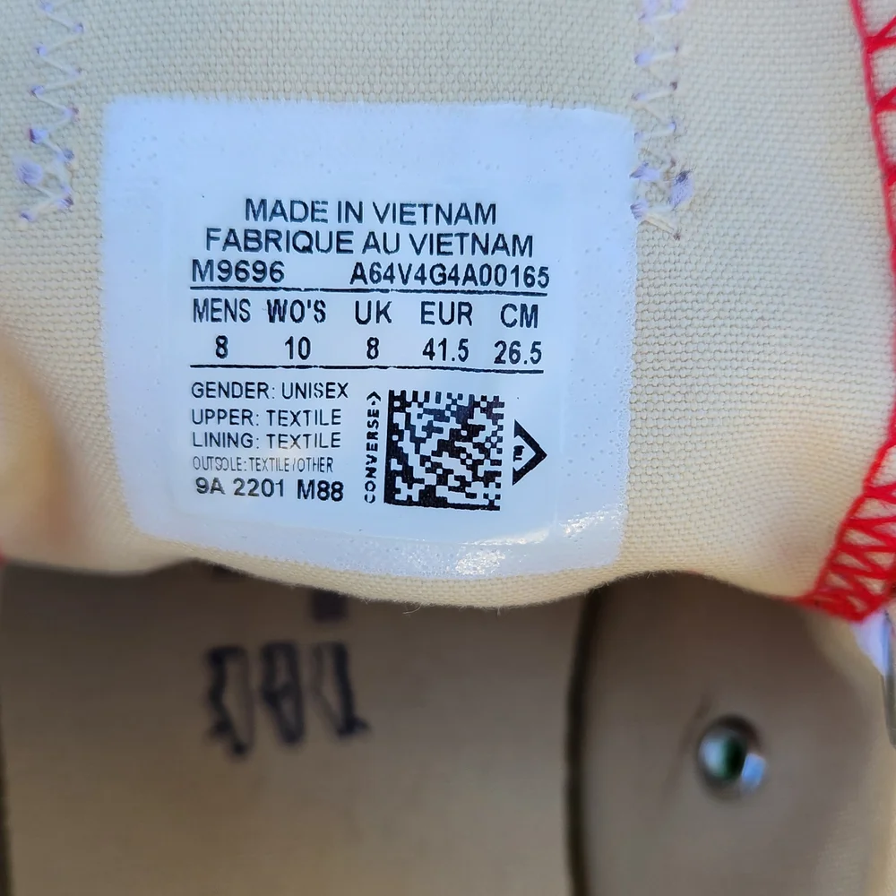 Converse Kids Red Sneakers - Picture 5 of 6